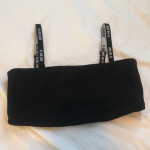 Nike black sports bra